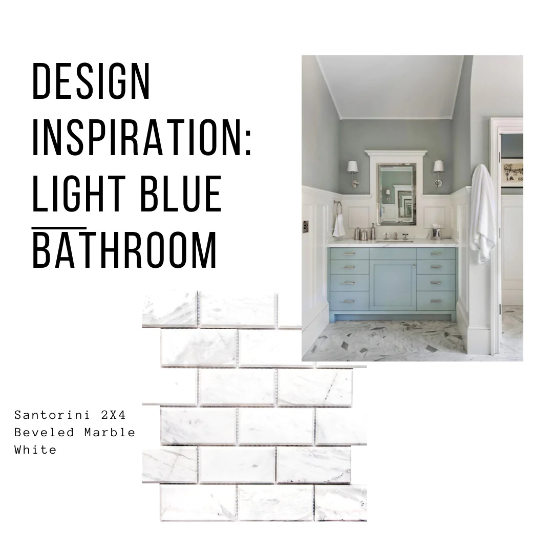 Light Blue Bathroom Inspiration
