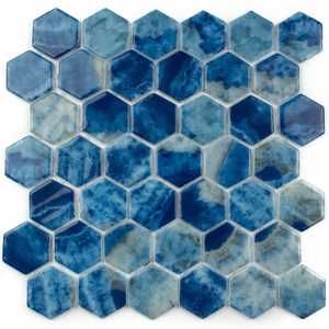 Saona Recycled Glass Shiny Mosaic 2