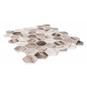 Beige Recycled Glass Matte Mosaic 3