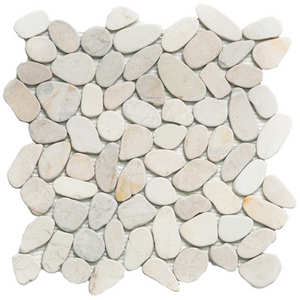 White Natural Stone Honed Mosaic 2