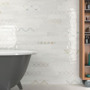 All White Ceramic Glossy Tile 3