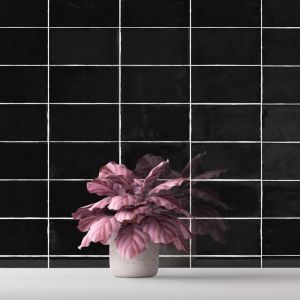 Black Ceramic Glossy Tile 3