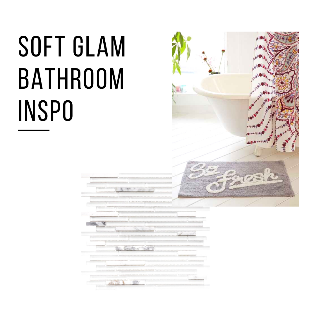 Soft Glam Bathroom Inspo